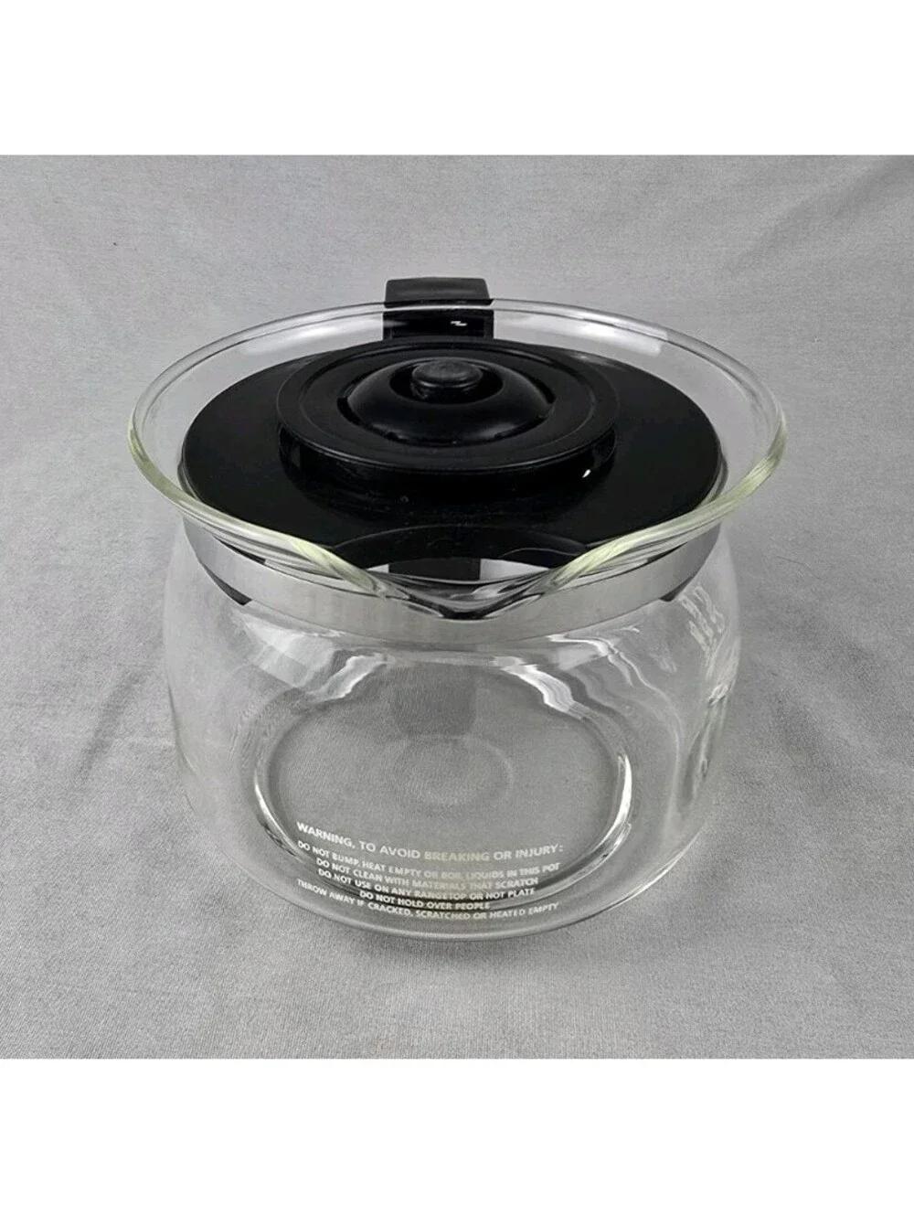 Sunbeam 4 Cup Glass Coffee Carafe Model 4929 Black Fits Coffeemaker 4279